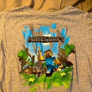 Mojang Minecraft Boys Shirt XL